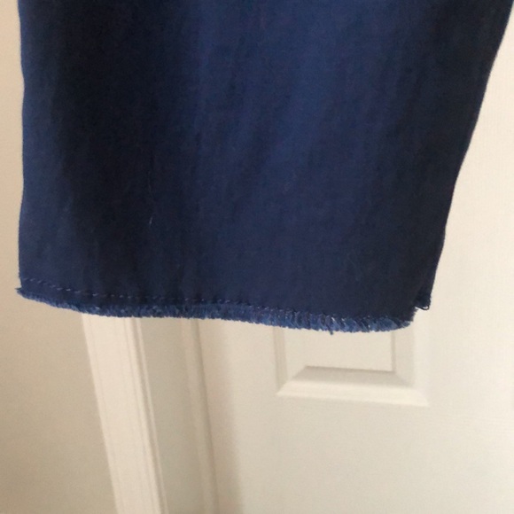 Talbots Frayed Hem Crop Pants - Picture 2 of 6